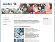 Tablet Screenshot of motec-graef.de